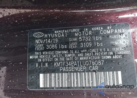 2020 Genesis G90 3.3T Premium Awd z USA, uszkodzony, nr VIN KMTF34PA1LU076087